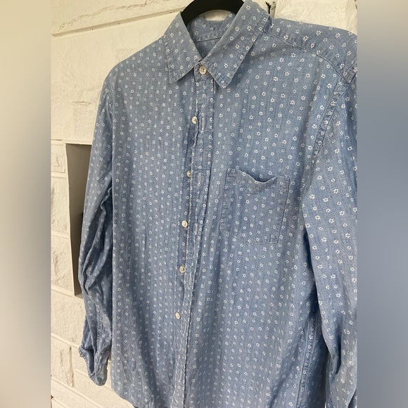 JCREW Chambray long sleeve button up - Picture 2 of 2